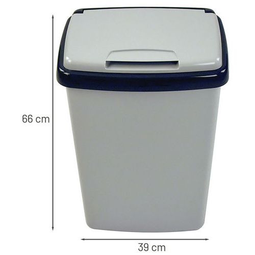 Collecteur de gobelet gris - 5 trous - 50 L - Image 4