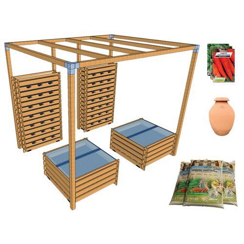 Pack complet murs bacs sol-pergola - Image 3