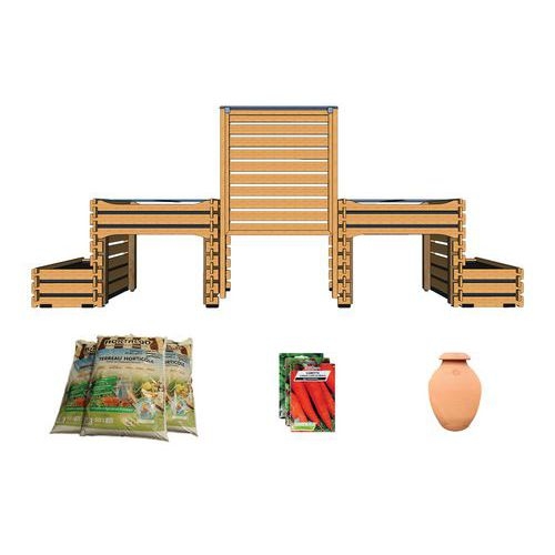 Ensemble potager PMR et panneau d'affichage central - Image 3
