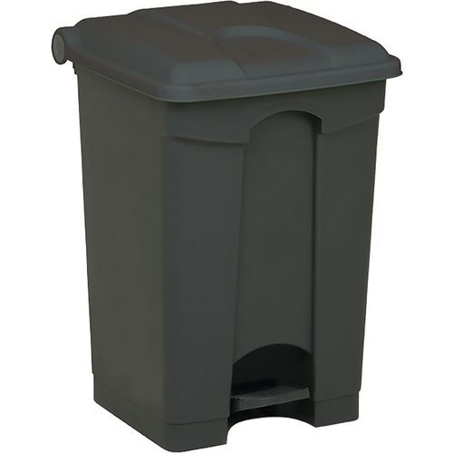 Poubelle plastique agroalimentaire 70 L gris - Image principale