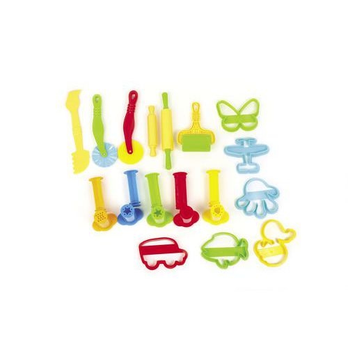 Lot 17 outils plastique pour modelage - Image principale