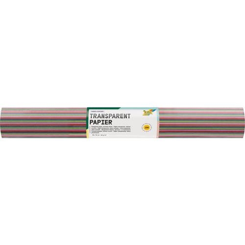 Rouleau 100 feuilles assorties papier vitrail 50 x 70 cm - Image principale