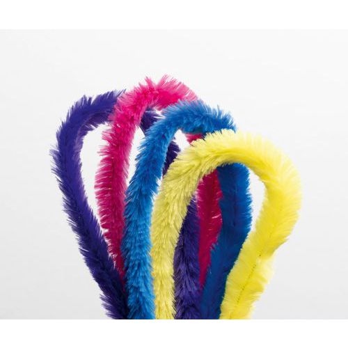 Sachet 50 chenilles géantes Ø 20 mm coloris assortis - Image 3