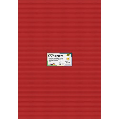 Pochette 10 feuilles carton ondulor média couleurs assorties 50x70 cm - Image 2