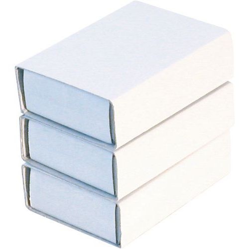 Boîte d'allumettes blanches vides pour décoration (Lot de 10) - Image 4