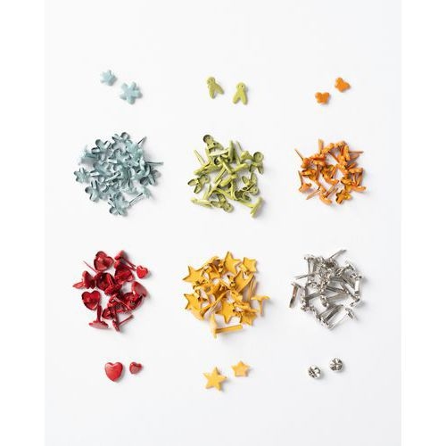 Boite 120 attaches parisiennes fantaisie 10 mm - Image 2