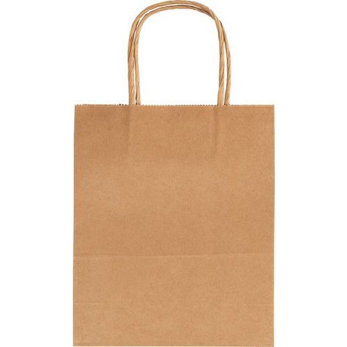 Sac papier kraft 125g 18 x 21 x 8 cm à décorer (Lot de 20) - Image 2