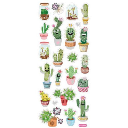 Ensemble 5 feuilles de stickers thèmes variés humoristique - Image 10