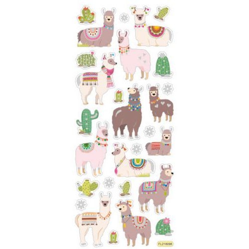 Ensemble 5 feuilles de stickers thèmes variés humoristique - Image 2