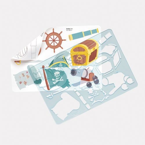 Ensemble 6 pochoirs aventure plastique - Image 6