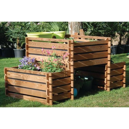Pack Complet : trio potager 2 x 0,5 m² + 1x1 m² - terreau et graines - Image 2