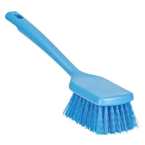 Lot de 10 Brosse à main manche court, 300 mm, dur, bleu - Image 3