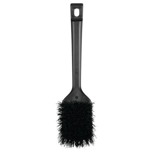 Lot de 10 Brosse à main manche court, 300 mm, dur, noir - Image 2