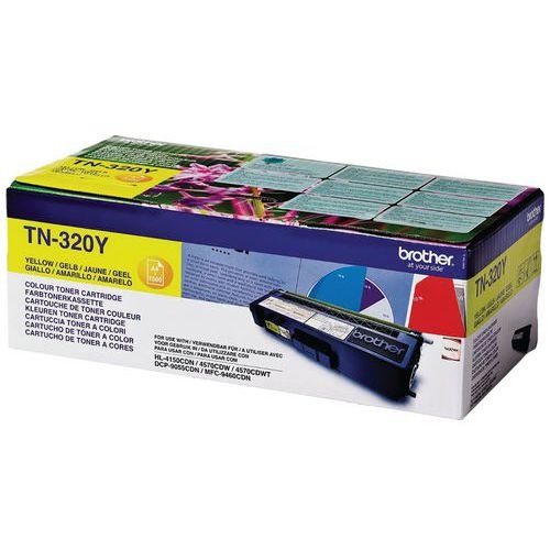 Cartouche toner TN-320Y jaune - Brother - Image 3