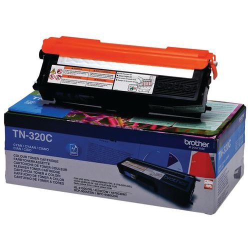 Cartouche toner TN-320C cyan - Brother - Image principale