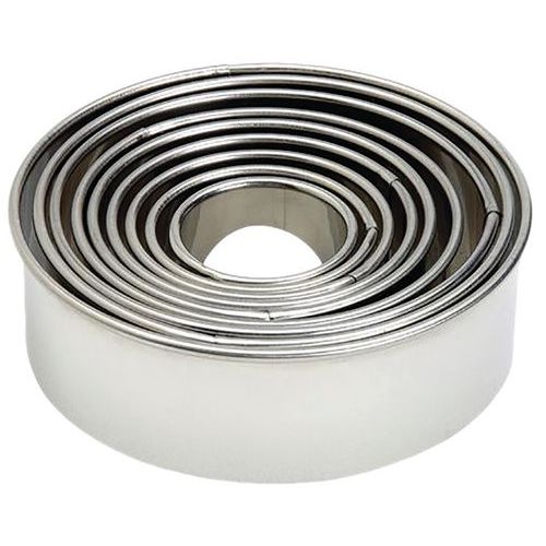 Découpoir rond uni de 9 emporte pièces Inox - Lacor - Image principale