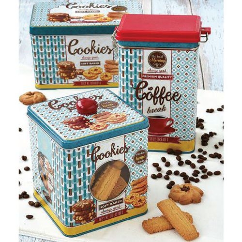 Boîte à cookies carrée - Tin Boxes - Easy Life - Image 2