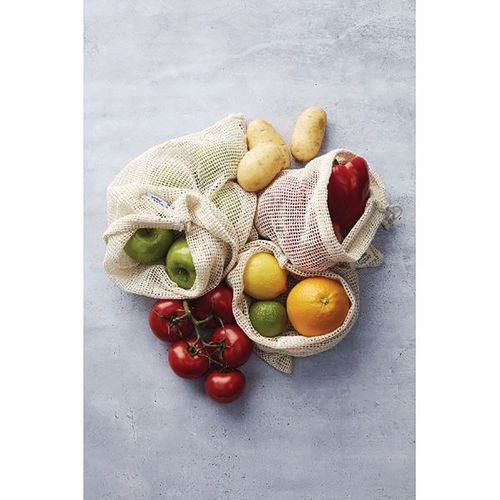Sac à fruits et légumes 25 x 20 cm - Coton - Image 2