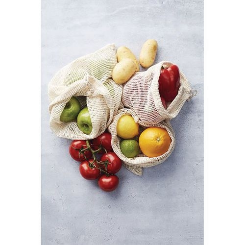 Sac à fruits et légumes 27 x 32 cm - Coton - Point Virgule - Image 2