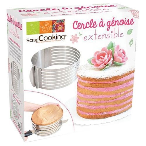 Cercle à génoise extensible de 16 à 20 cm - Scrapcooking - Image 3