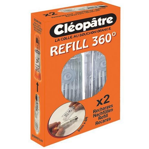 Lot de 2 recharges pour roller correcteur Effac’encre 360° Cléopâtre - Image 6