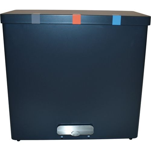 Poubelle à pédale RecycloKick 3 3x34 L - Image principale