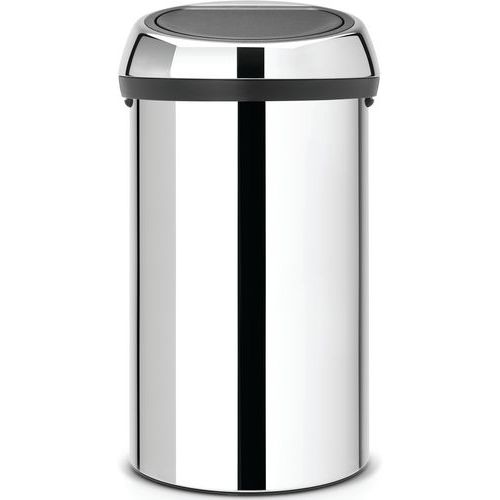 Poubelle Soft-Touch 60L Acier inoxydable - Image principale