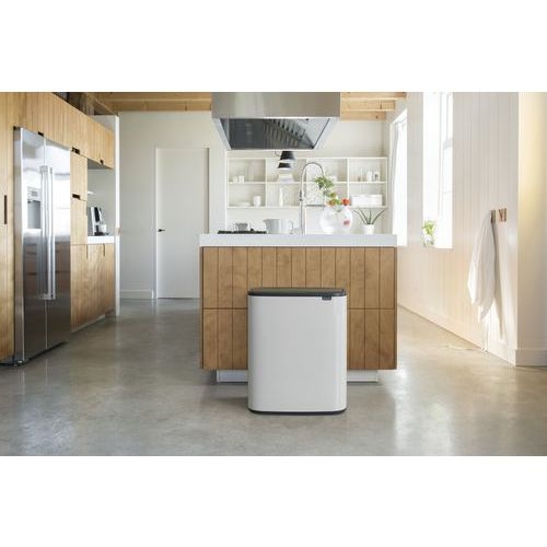 Poubelle Touch BO 2x30L Blanc - Image 6
