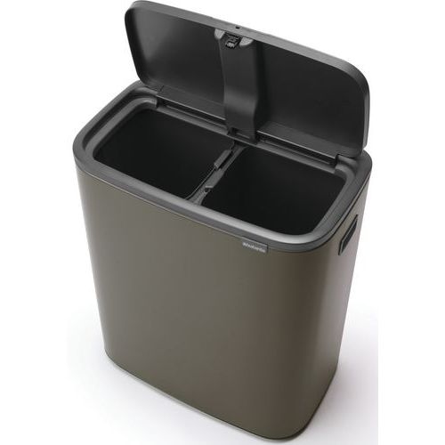 Poubelle Touch BO 2x30L Platine - Image 2