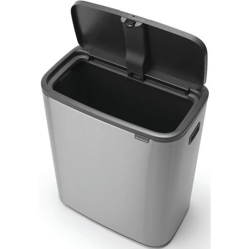 Poubelle Touch BO 60L inox mat - Image 9