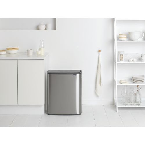 Poubelle Touch BO 60L inox mat - Image 5