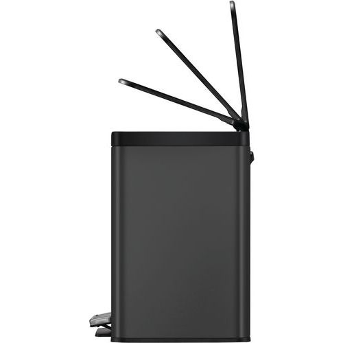Poubelle à pédale Essential Recycler Step Bin 9+9+9 L Noir - Image 5