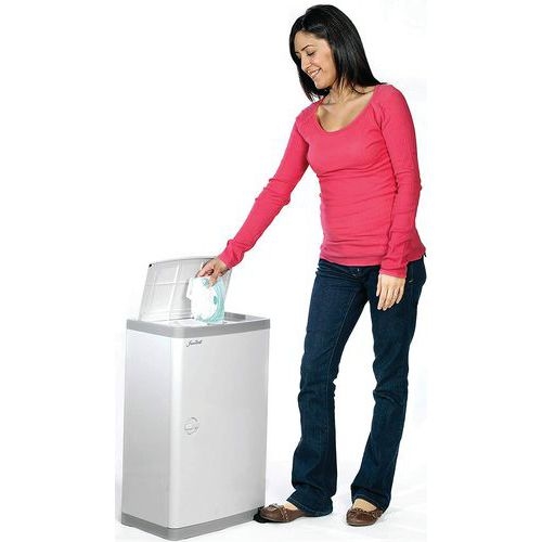 Poubelle à couches 43L Janibell Blanc - Image 7
