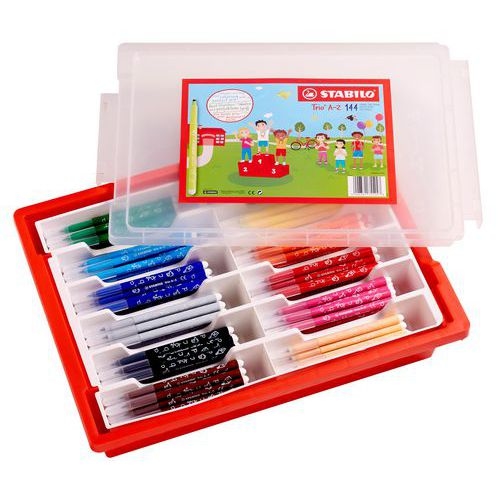 Schoolpack de 144 feutres 12 x 12 couleurs TRIO dont 24 feutres OFFERTS - Image 3