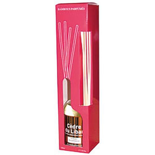 Lot de 2 Brins de parfum en bambou 100ml avec senteur cèdre du Liban - Image principale