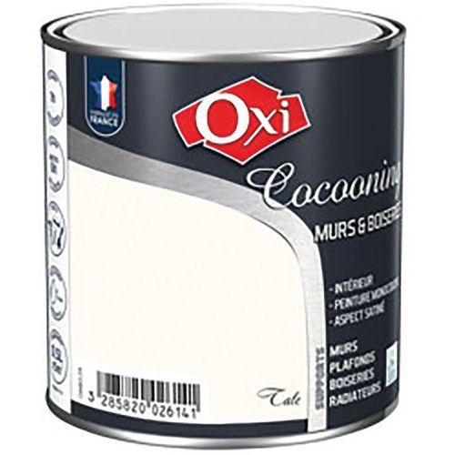 Lot de 2 Murs en bois satiné talc 50cl - Image principale