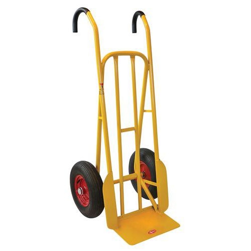 Diable acier Magnum  bavette fixe charge 500 kg - Roues pneumatiques - Image principale
