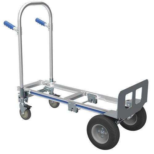 Diable chariot combiné 2 positions charge 200 et 250 kg - Roues increvables - DLV - Image principale