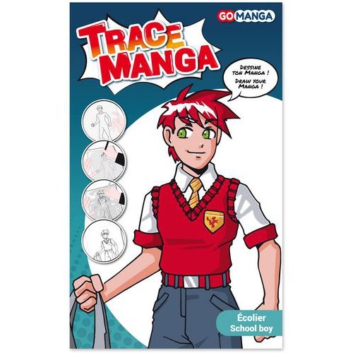 Graph'it trace-manga - Garçon 'écolier' - Image principale
