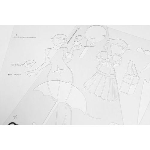 Graph'it trace-manga - Fille 'écolière' - Image 8