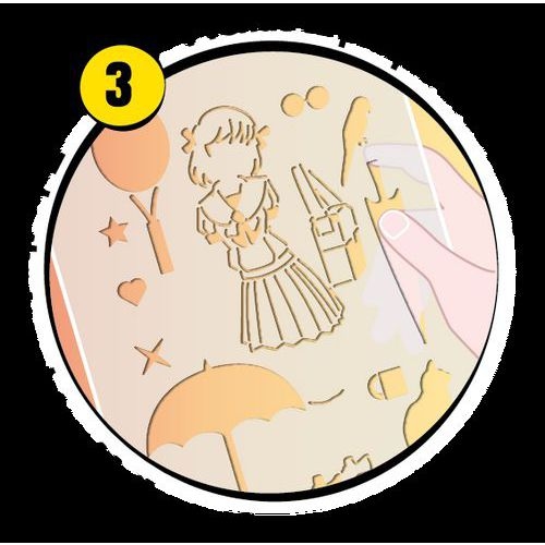 Graph'it trace-manga - Fille 'écolière' - Image 5