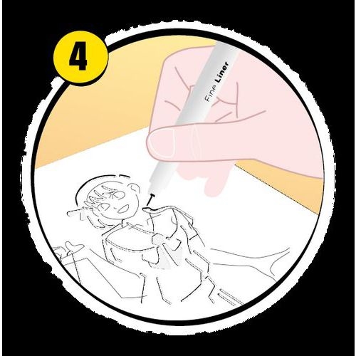 Graph'it trace-manga - Fille 'écolière' - Image 6