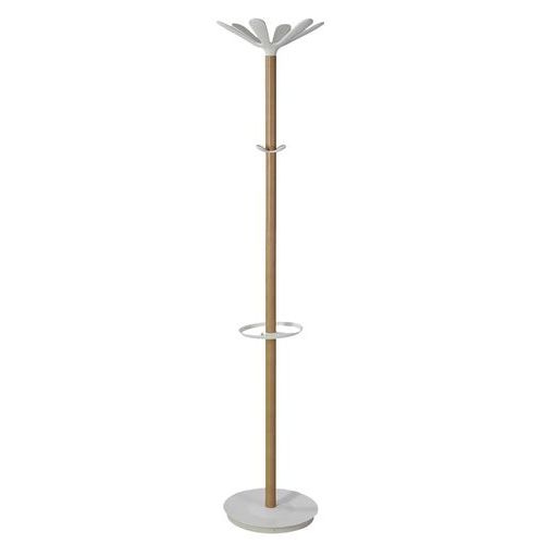 Portemanteau Nahow 6 patères Bois Blanc - Image principale