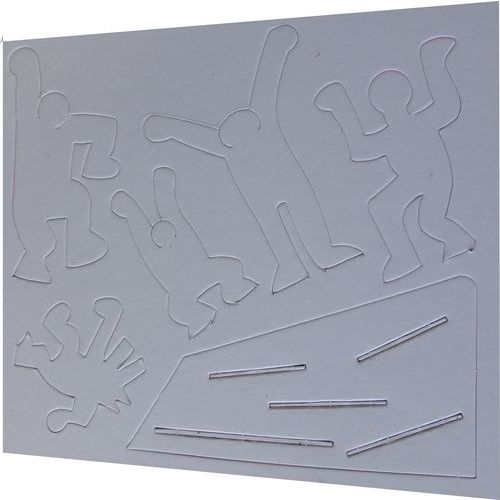 Lot de 5 sculptures carton - fiesta - Image 4