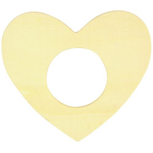 Ronds serviette forme cœur x12 - Image principale