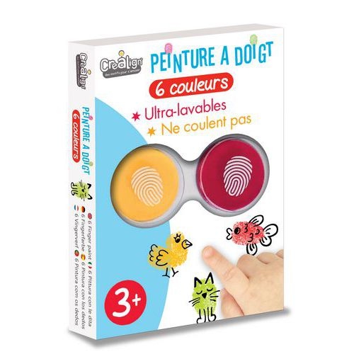 Ensemble 6 encreurs à doigts - Image principale