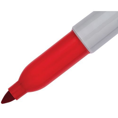 Marqueur permanent Sharpie pointe fine rouge - Boîte de 12 - Image 4