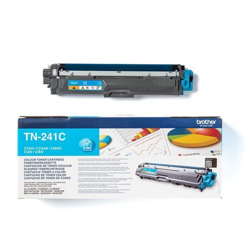 Cartouche d'encre Toner laser BROTHER TN241C Cyan - Image principale