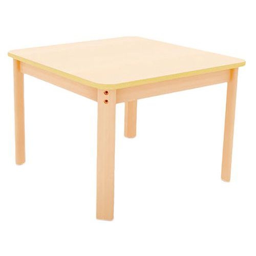 Table Ergo carrée T0 - hêtre/hêtre - Image principale