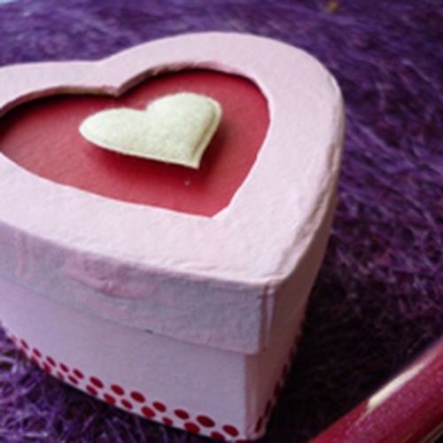 Boite coeur porte photo - Image 2